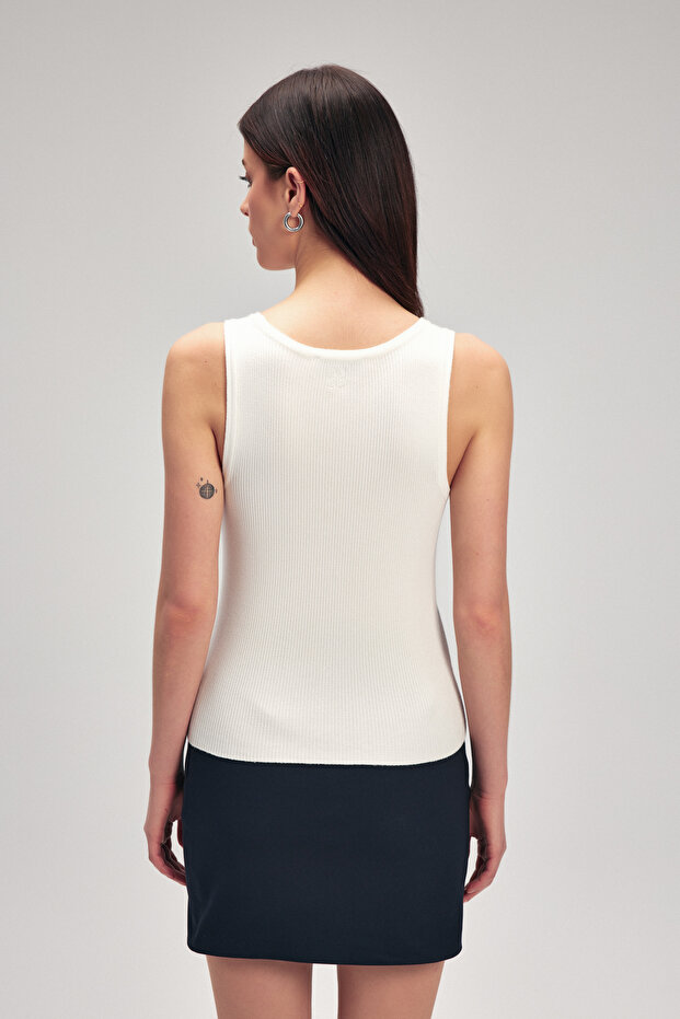 Basic Triko Bluz - 7