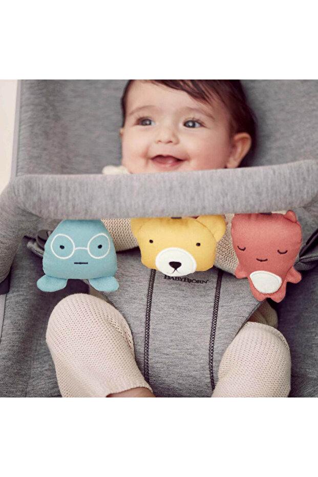 Babybjorn Toy for Bouncer - Soft Friends - 3