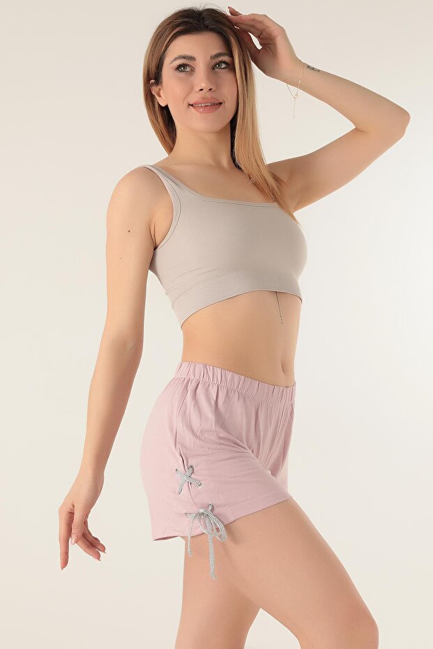 Bağcıklı Şort - 8