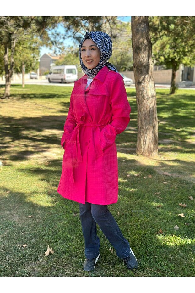 Tesettür Kapitone Çeket - 8