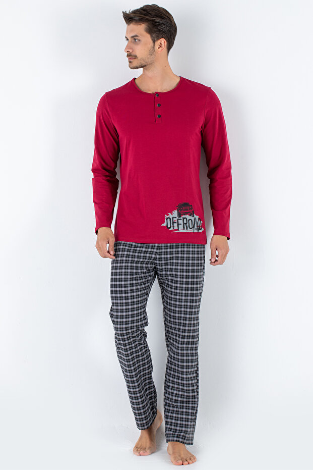 طقم بيجامة رجالي - 1
