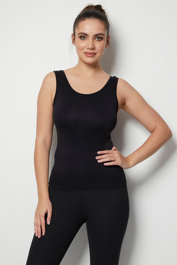 Kalın Askılı Seamless Atlet - 1