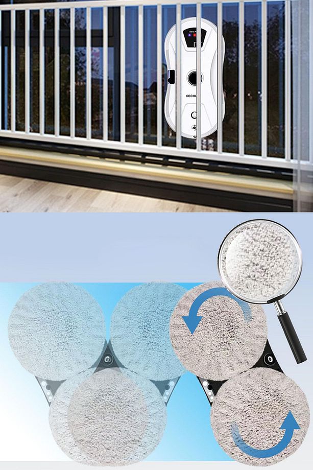 Akıllı Cam Silme Robotu - Vakumlu Cam Silme - Cam Temizleme Robotu - 4