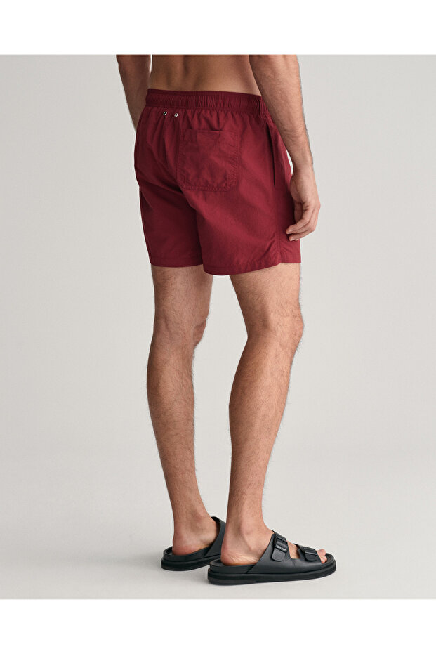 Erkek Bordo Regular Fit Mayo Şort - 3