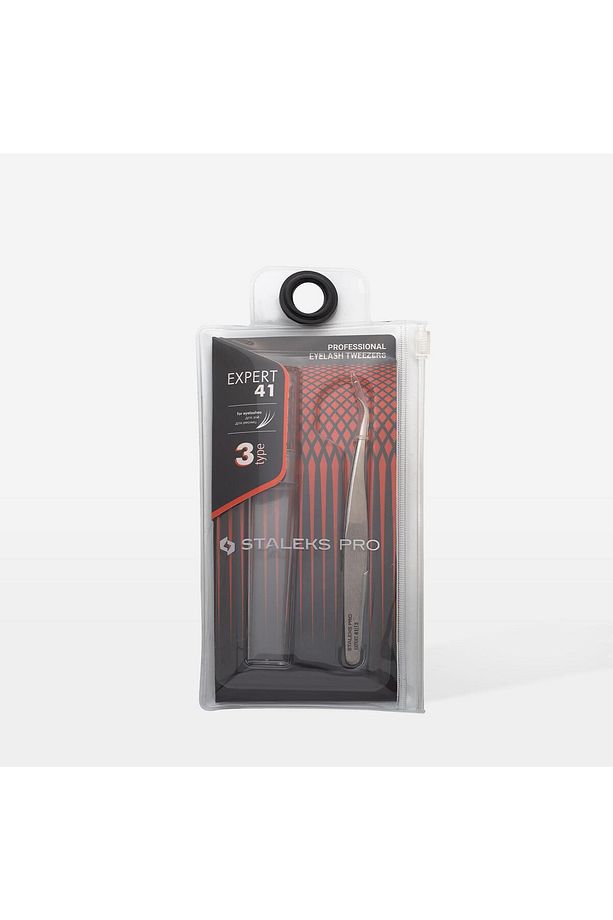 EXPERT 41 TYPE 3 Profesyonel Kirpik Cımbızı (Eğik) - 4