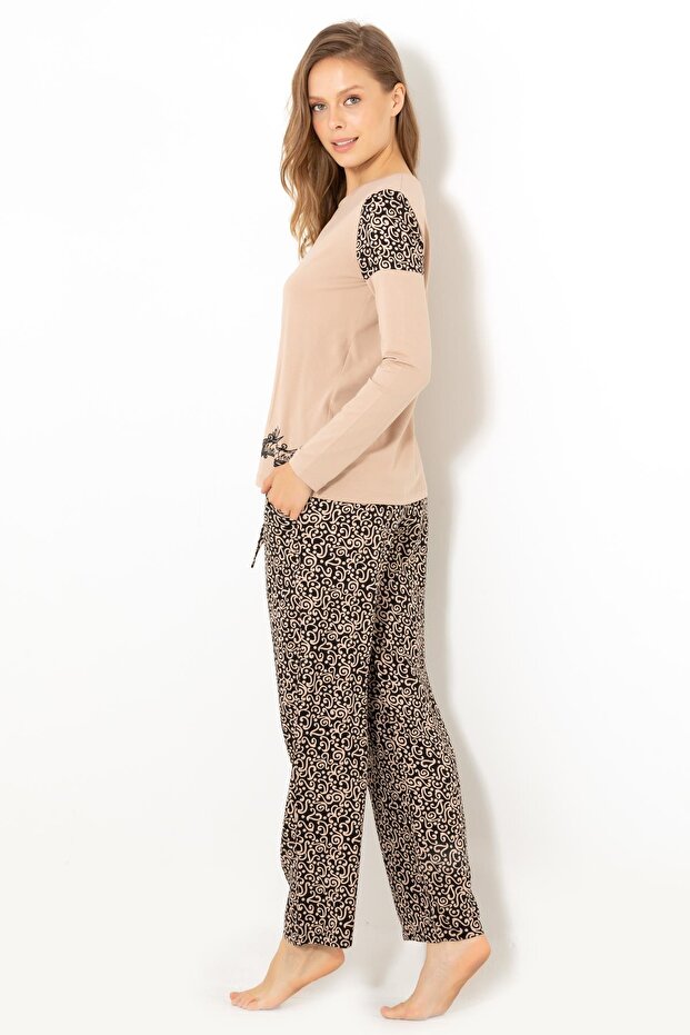 Classical Desing Pijama Takımı - 4