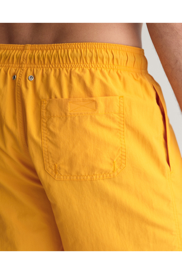 Erkek Sarı Regular Fit Mayo Şort - 3