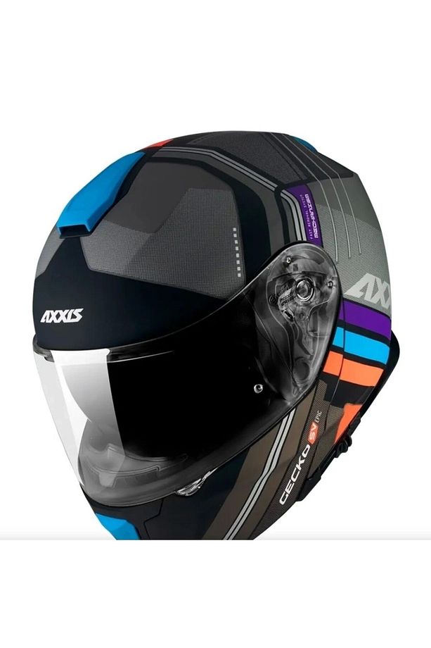 GECKO SV EPIC B1 MATT SİYAH ÇENE AÇILIR KASK - 2