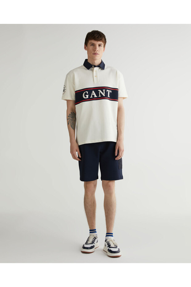 Erkek Lacivert Regular Fit Şort - 1
