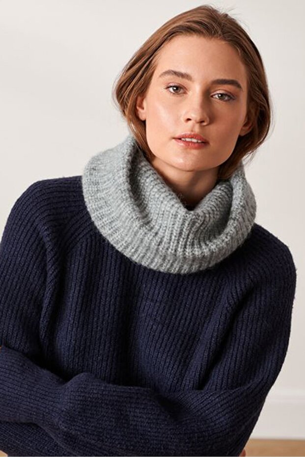 طوق الرقبة محبوك - 1