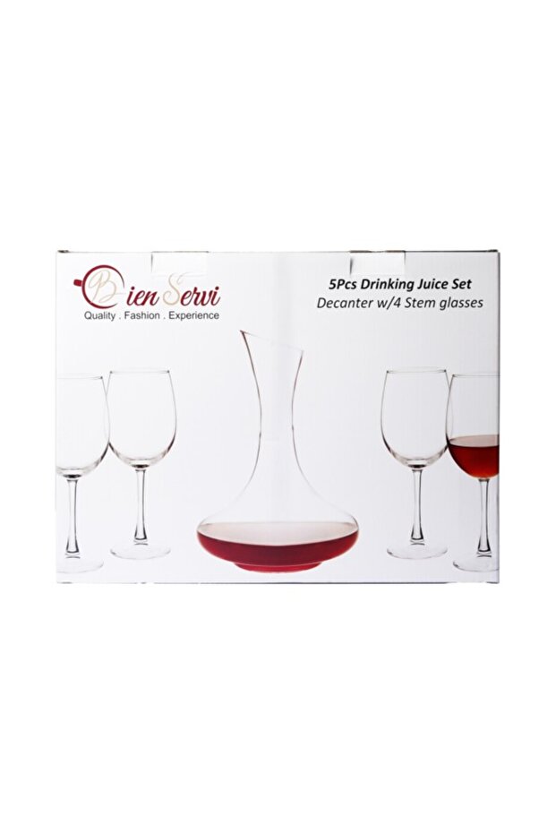 5-Piece Durable and Elegant Design Juice Drinkware Set