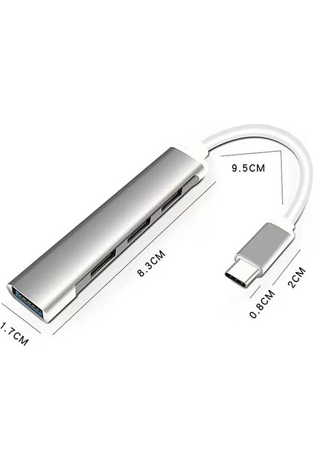 Type - C 4 Girişli Usb Çoğaltıcı Type-c To Usb Hub 4 Ports - 4