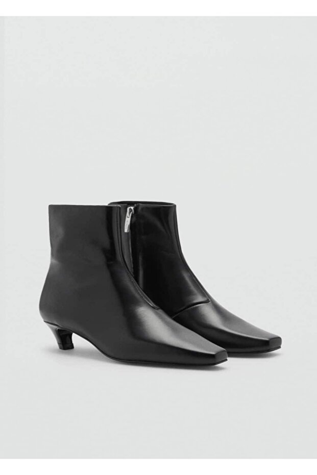 Kitten topuklu deri çizme - 1