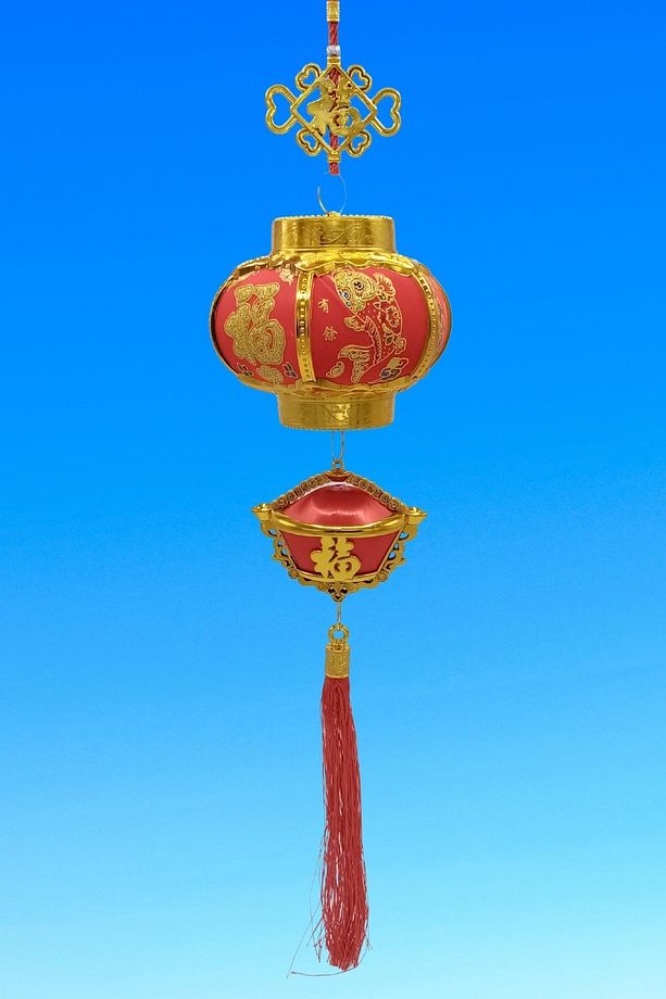 Feng Shui Çin Feneri Şans Ve Bereket Askılık 65 cm - 4
