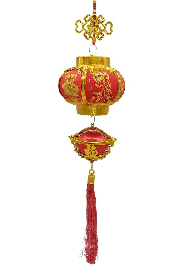 Feng Shui Çin Feneri Şans Ve Bereket Askılık 65 cm - 1