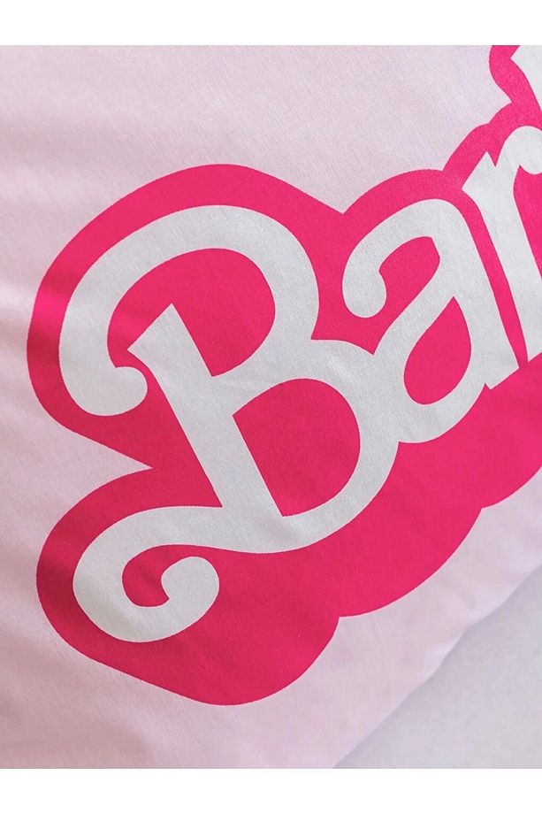 Lcw Home Pembe Baskılı Barbie Baskılı Tek Kişilik Nevresim Seti - 4