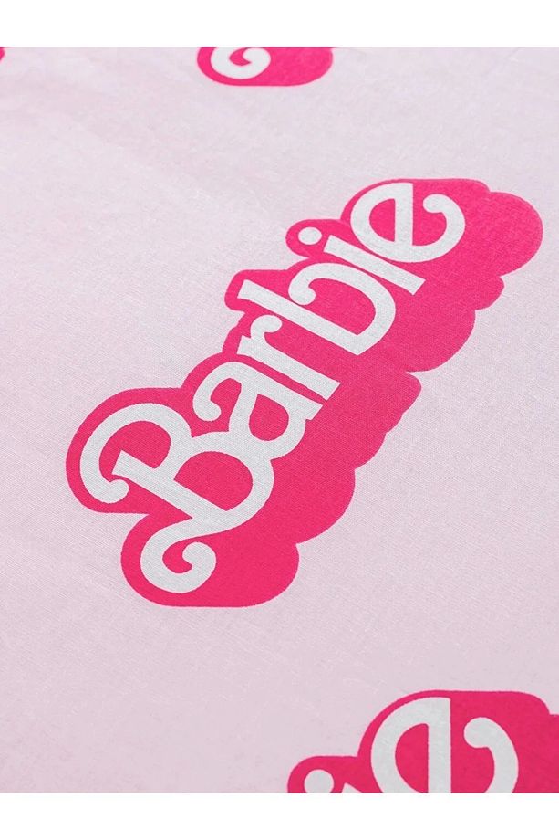 Lcw Home Pembe Baskılı Barbie Baskılı Tek Kişilik Nevresim Seti - 5