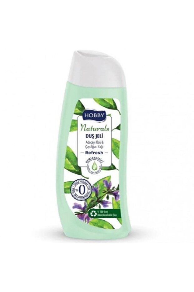 Duş Jeli Naturals Refresh Adaçayı Özü Çay Ağacı Yağı 500 ml - 1