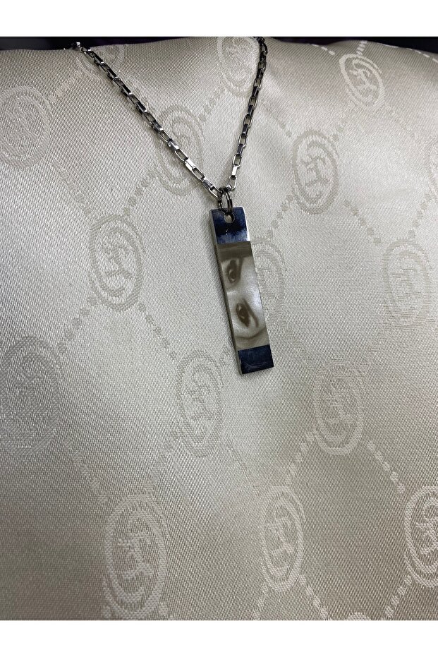 Çelik Göz Baskılı Kolye - En Özel Hediye - 2