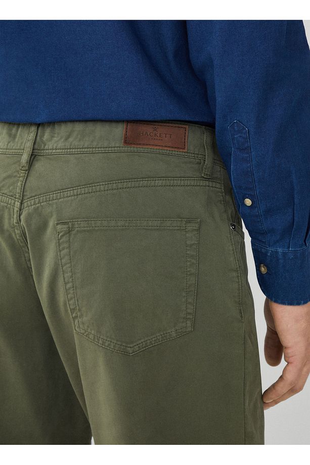 Normal Bel Normal Paça Slim Fit Haki Erkek Pantolon HM212491 - 5