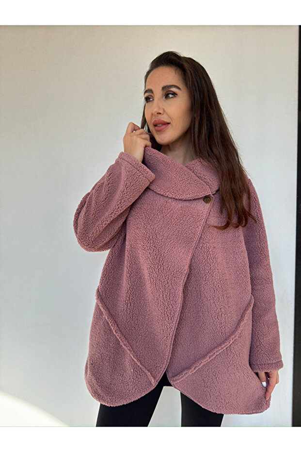 Kuzu Peluş Ceket - 1
