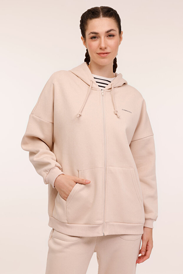 Wb Marcia 18Ssb502 4Pr Beige Women's Tracksuit Top