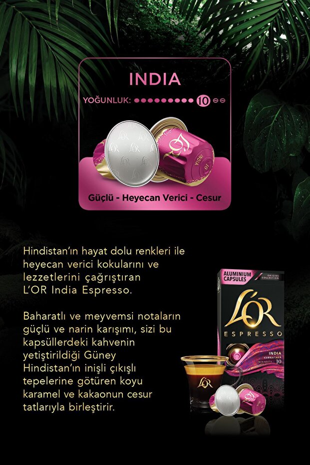 Espresso Origin India Nespresso Uyumlu Alüminyum Kapsül Kahve 10'lu - 3