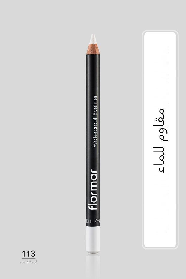 Flormar Waterproof Eyeliner 113 Pure White