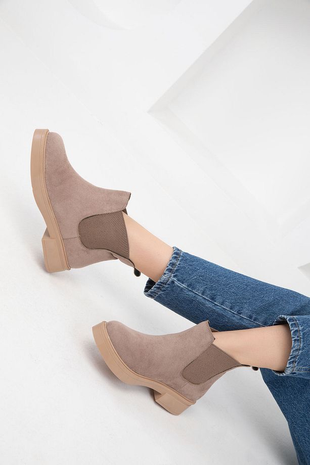 Vizon Süet Kadın Bot & Bootie 18371 - 5