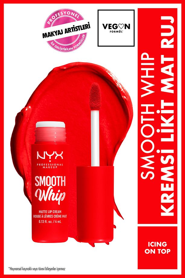 Smooth Whip Kremsi Likit Mat Ruj - Icing On Top - 1