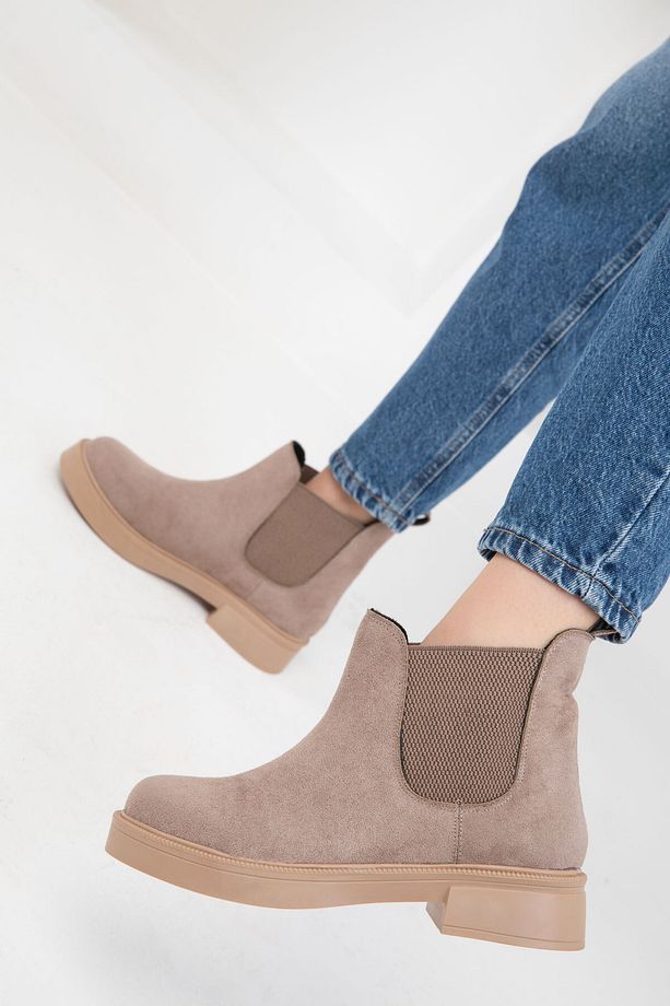 Vizon Süet Kadın Bot & Bootie 18371 - 3