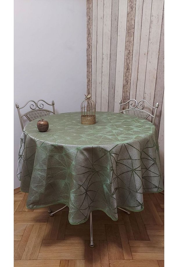 Birinci Sınıf ,fonluk Kumaş,dertsiz,yuvarlak ,fiskos,yemek Masası Örtüsü - 3