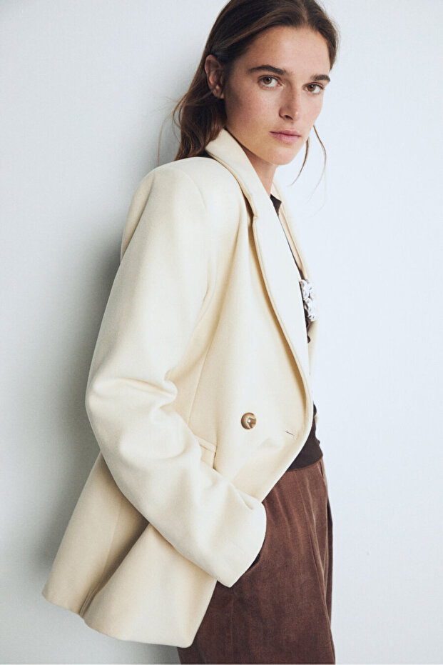 Rufus Masculine Ecru Stamp Jacket