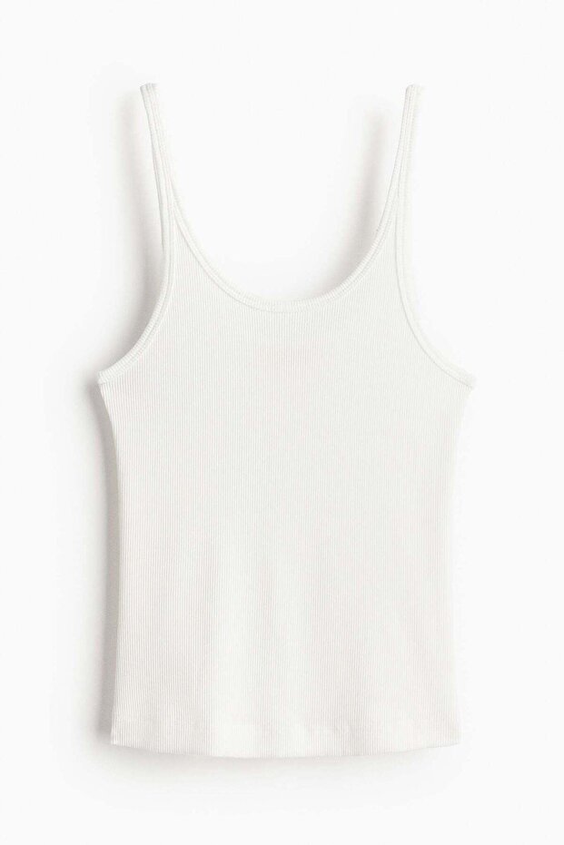 Ribbed vest top