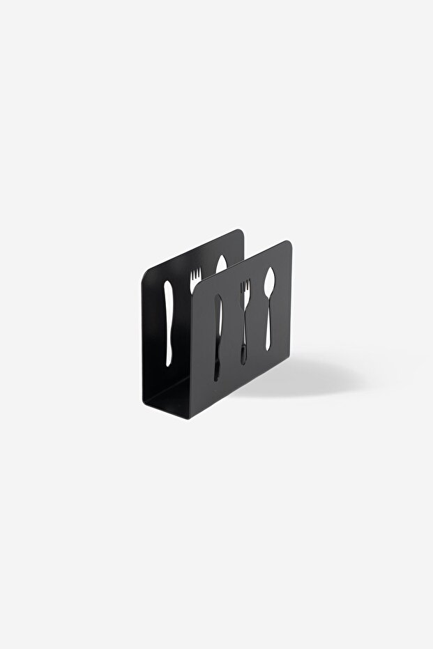 Black Metal Napkin Holder - Stylish Tableware Accessory - Funny
