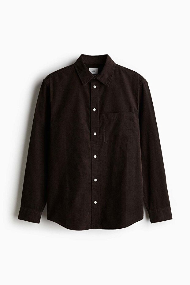 Regular Fit Corduroy shirt