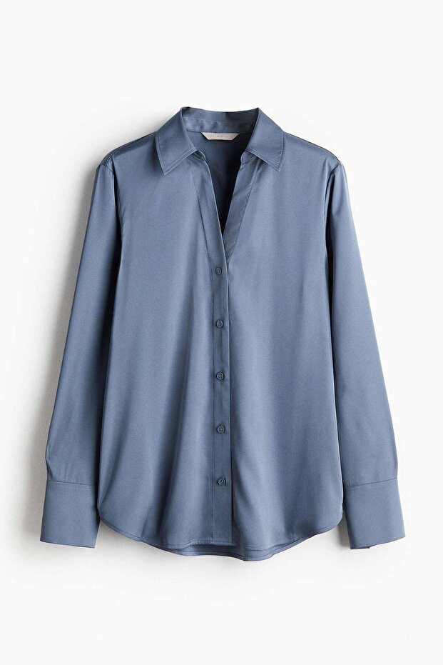 V-neck blouse