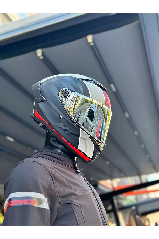 Kask Thunder 4 Sv Treads B5 Mat Full Face Şeffaf Vizörlüdür - 3