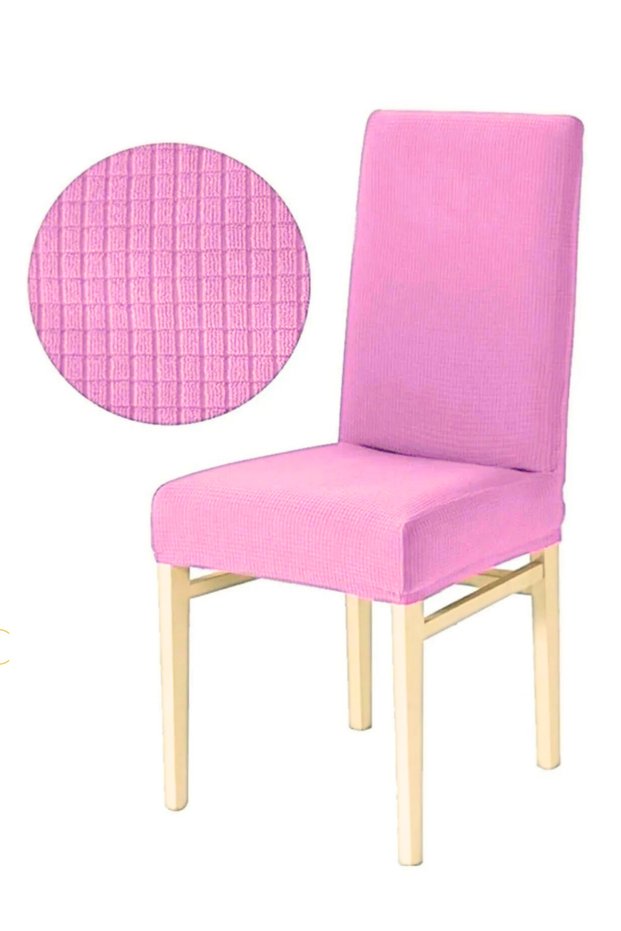 1 Piece Lycra Pitikare Pattern Standard Chair Cover. Elastic, Washable, Flexible Chair Cover
