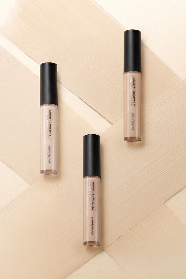 Hafif Yapılı Gün Boyu Yüksek Kapatıcı PERIPERA Double Longwear Cover Concealer (#01 Pure Ivory) - 7