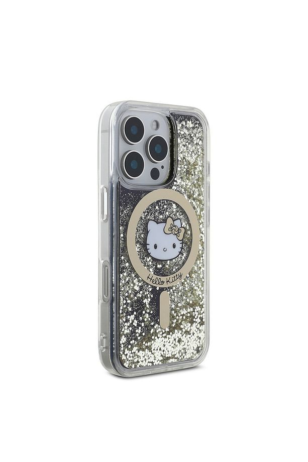 iPhone 16 Pro Uyumlu Max Kılıf Hello Kitty Lisanslı Magsafe Özellikli IML Baskı Kitty Head Logo - 3