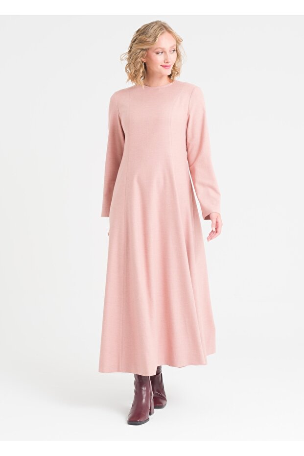 Kuplu Kloş Elbise - 4