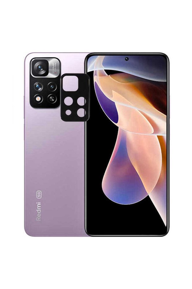 Redmi Note 11 Pro Plus 5g Compatible Camera Lens Protector 3D Glass T19510 - Black