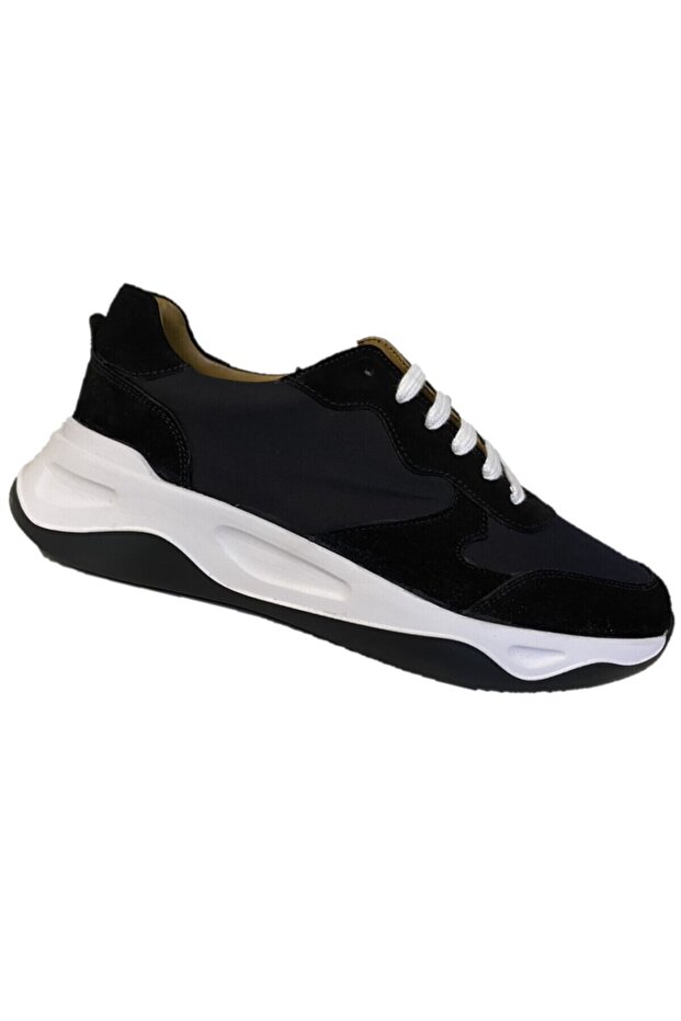 Men's Black Genuine Leather Casual Shoes Casual Shoes 9062