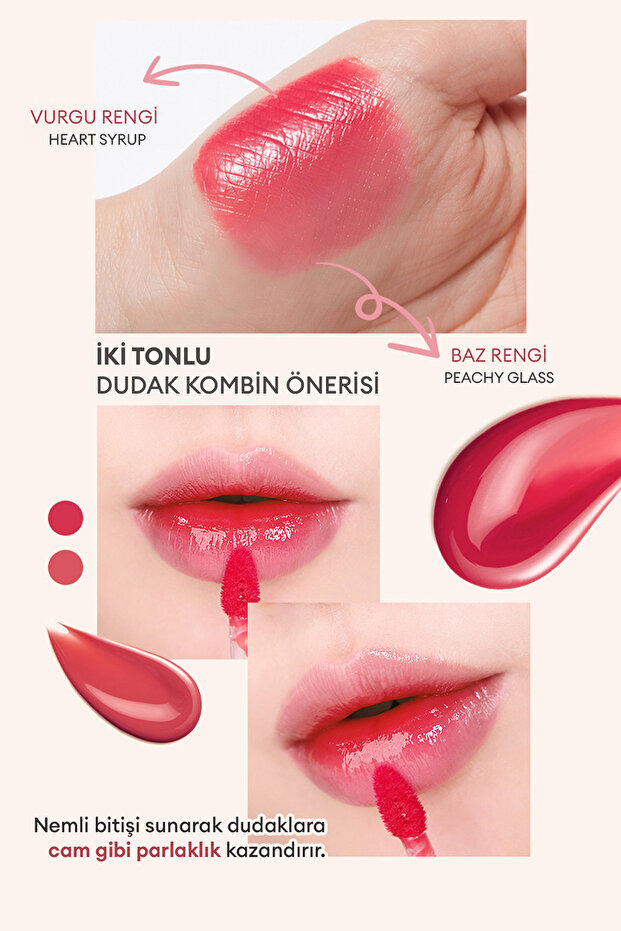 Uzun Süre Kalıcı, Nemli Bitiş Sunan Parlak Tint Dare Tint Dewy Drop (ROSY DROP) - 7