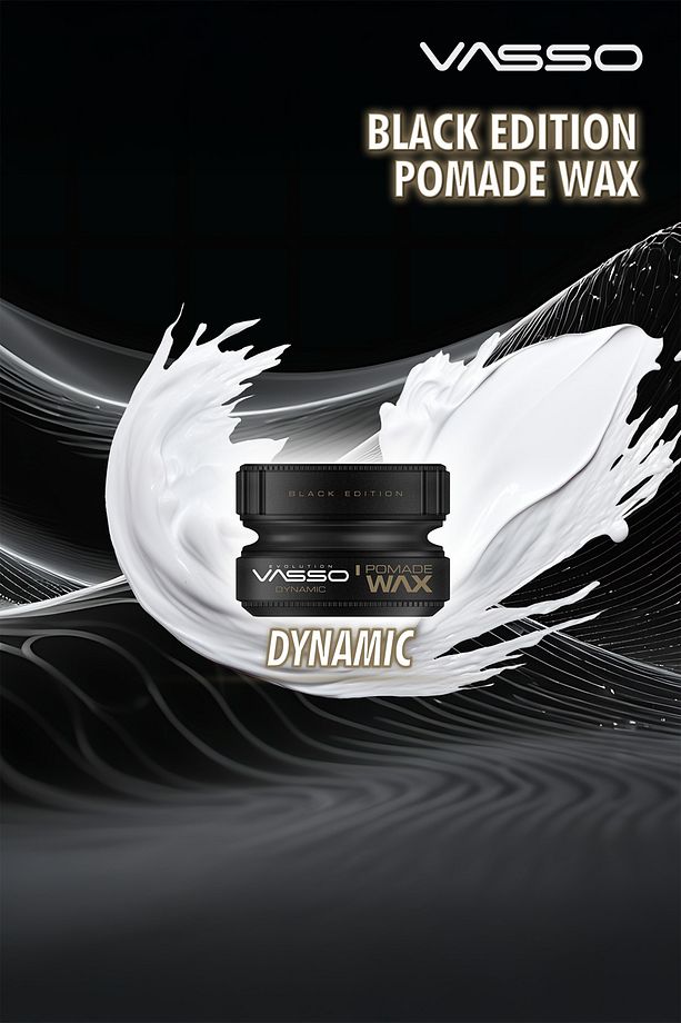 24 Saat Süper Tutuş Ve Etkili Islak Görünüm Kazandıran Wax - Vasso Dynamic Pomade Wax 150 ml - 2