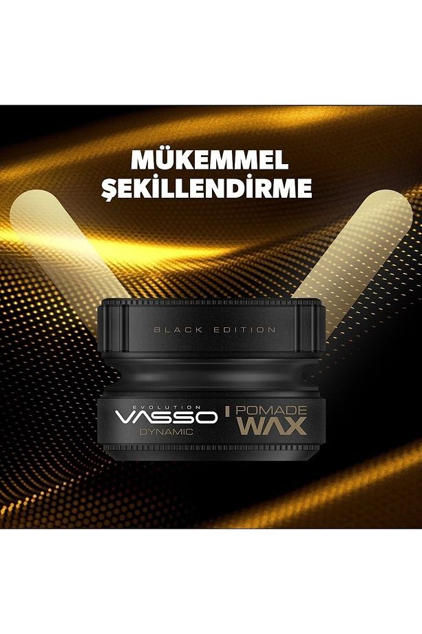 24 Saat Süper Tutuş Ve Etkili Islak Görünüm Kazandıran Wax - Vasso Dynamic Pomade Wax 150 ml - 5