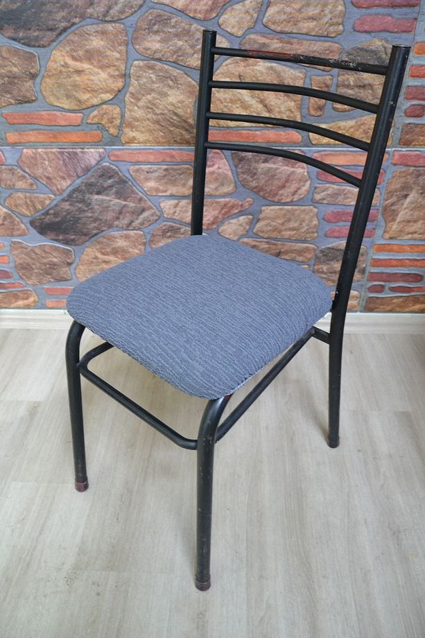 Demır Sandalye Kılıfı Ortüsü Oturma Yerı Jakar Kumaş - 2