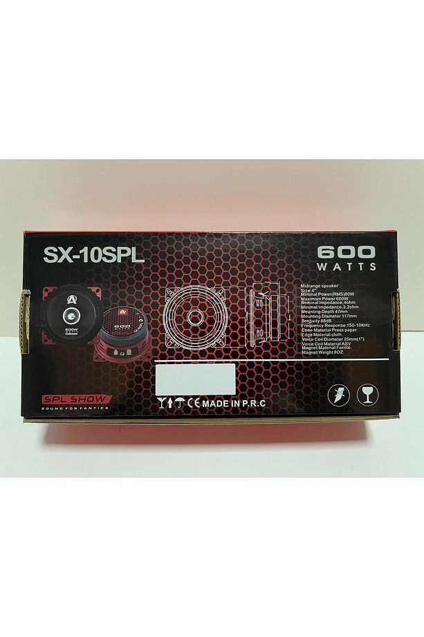 SX-10SPL 10 CM MİDRANGE 600 WATT MAXİMUM POWER ÇİFT FİYATIDIR 80 WATT RMS POWER - 7