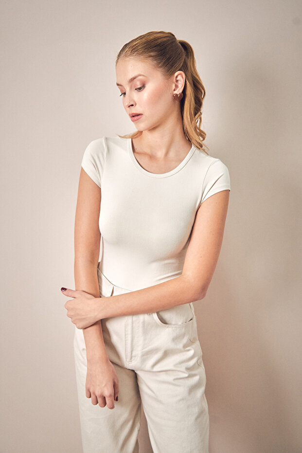 Basic Bisiklet Yaka Body - 3